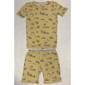 Bellabu Bear Kids 7 Brunches Bamboo Pajama Set Breathable Sustainable  Soft Cozy